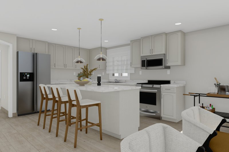 Dream House Plan - Interior - Kitchen 1 for Traditional House Plan #1060-181 - 3 bed, 2 bath