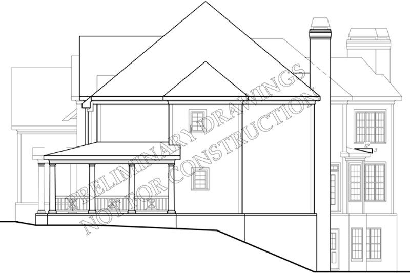 Home Plan - Exterior - Other Elevation 1 for Country House Plan #927-641 - 5 bed, 4.5 bath