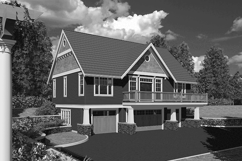 House Design - Craftsman Exterior - Front Elevation Plan #48-895