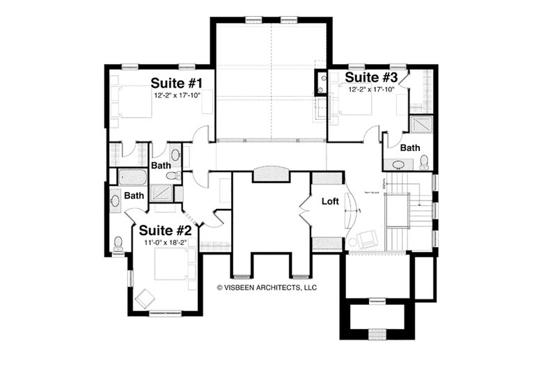 Dream House Plan - Floor Plan - Upper Floor for Country House Plan #928-265 - 4 bed, 4.5 bath