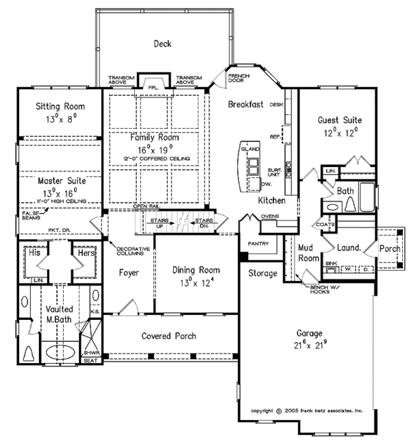 Home Plan - Country Floor Plan - Main Floor Plan #927-371