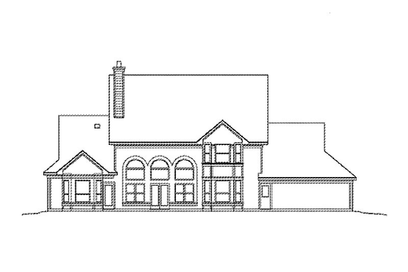Dream House Plan - Exterior - Rear Elevation for Country House Plan #472-202 - 4 bed, 3.5 bath