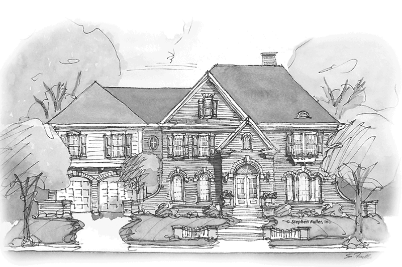 Home Plan - Traditional Exterior - Front Elevation Plan #429-305