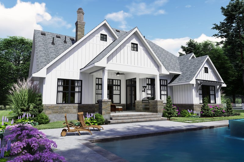 Architectural House Design - Right Side Elevation