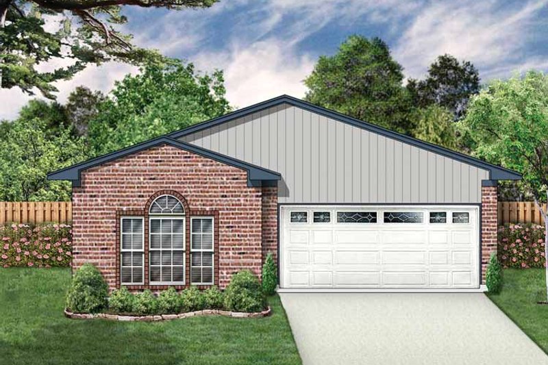 Home Plan - Ranch Exterior - Front Elevation Plan #84-662
