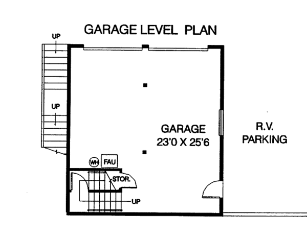 Home Plan - Country Floor Plan - Lower Floor Plan #60-663