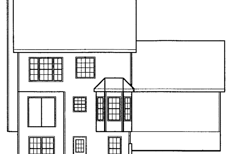 Home Plan - Exterior - Rear Elevation for Country House Plan #927-49 - 3 bed, 2.5 bath