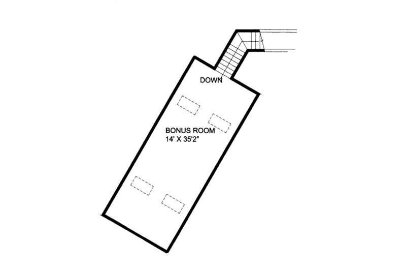 Architectural House Design - Floor Plan - Other Floor for Ranch House Plan #117-848 - 2 bed, 2.5 bath