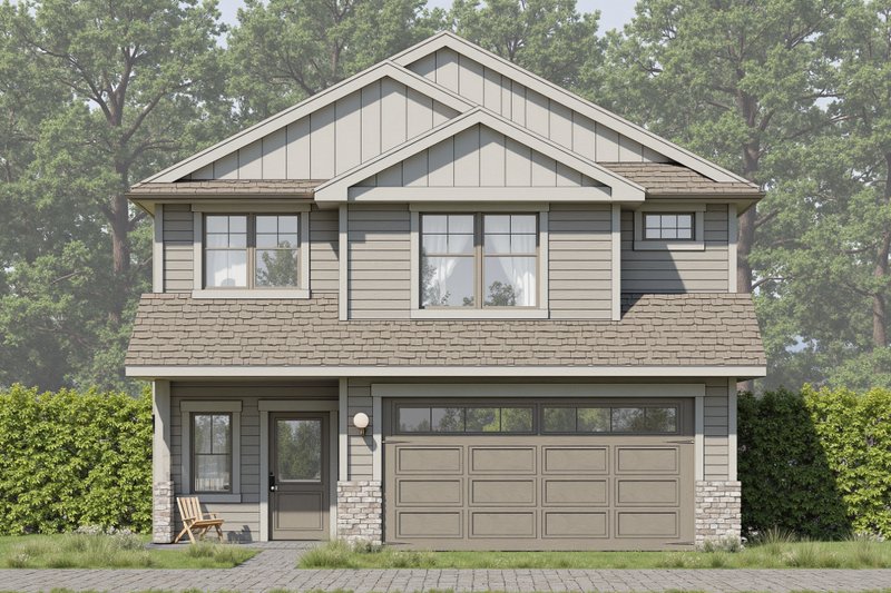 Dream House Plan - Exterior - Front Elevation 2 for Craftsman House Plan #112-289 - 3 bed, 2.5 bath