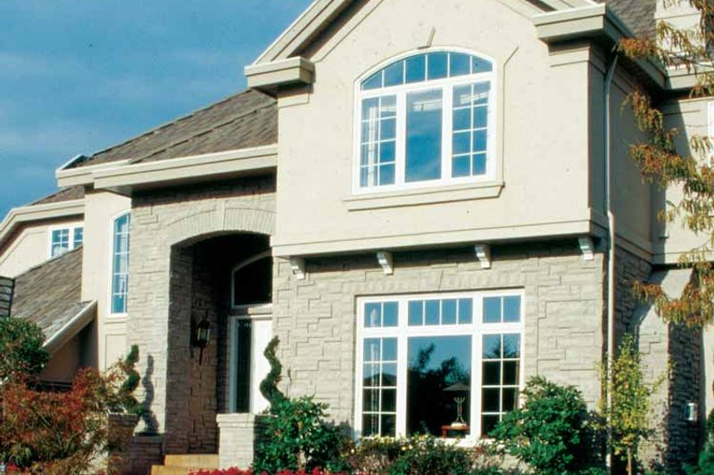 Home Plan - Exterior - Front Elevation 5 for Mediterranean House Plan #47-895 - 4 bed, 3 bath