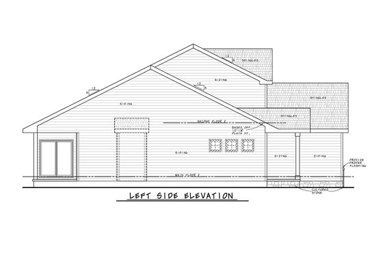 Exterior - Other Elevation for Traditional House Plan #20-2394 - 4 bed, 3 bath