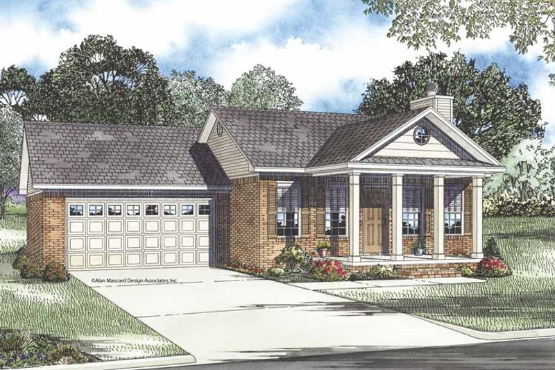 Home Plan - Classical Exterior - Front Elevation Plan #17-3243