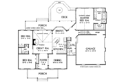 Country Style House Plan - 3 Beds 2.5 Baths 1867 Sq/Ft Plan #929-191 
