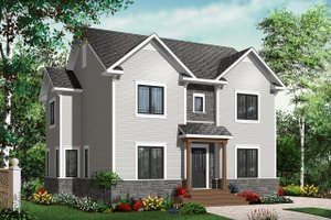 Colonial Exterior - Front Elevation Plan #23-2284