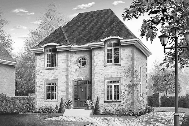 House Design - Country Exterior - Front Elevation Plan #23-2326