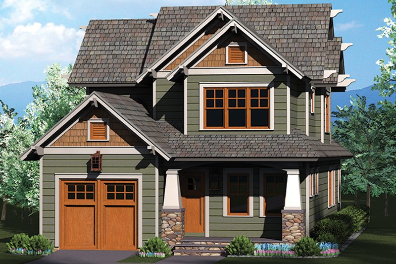Dream House Plan - Exterior - Front Elevation 4 for Craftsman House Plan #453-620 - 3 bed, 2.5 bath
