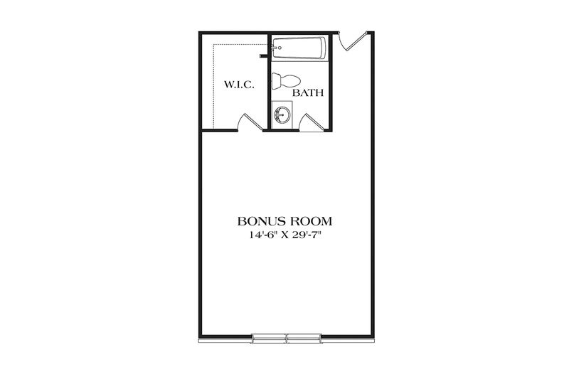Home Plan - Floor Plan - Other Floor for Ranch House Plan #453-632 - 4 bed, 3 bath
