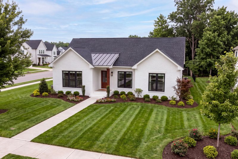 House Blueprint - Exterior - Front Elevation 4 for Farmhouse House Plan #430-449 - 3 bed, 2 bath