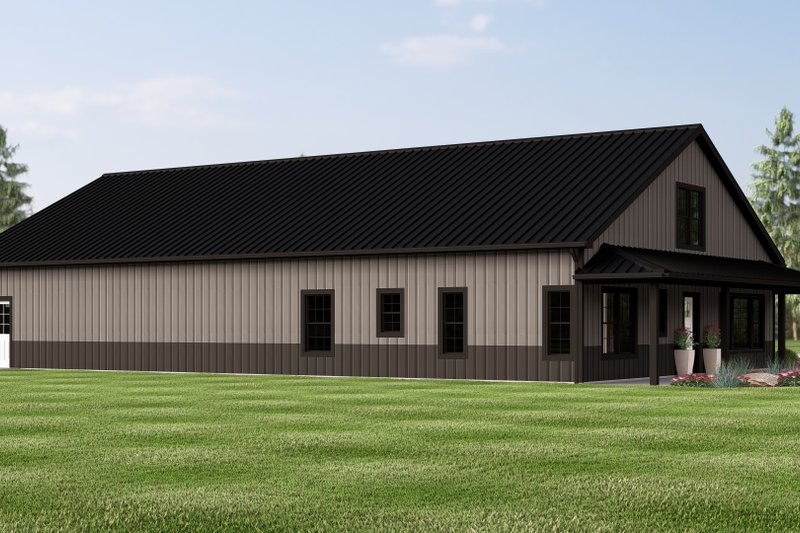 House Plan Design - Exterior - Other Elevation for Barndominium House Plan #1064-429 - 3 bed, 2 bath