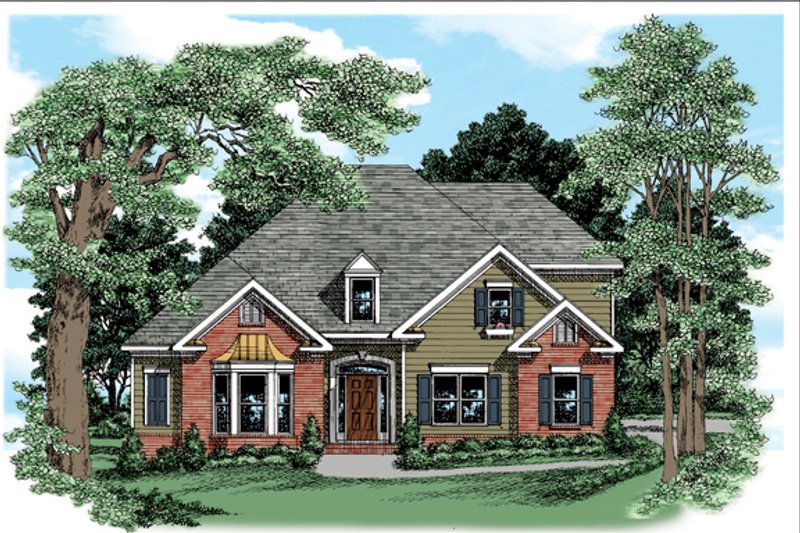Home Plan - Traditional Exterior - Front Elevation Plan #927-383