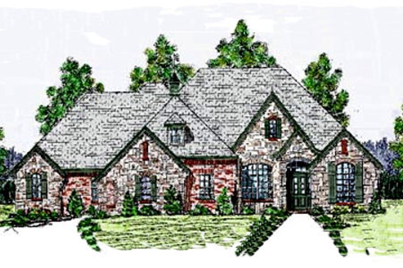 Dream House Plan - European Exterior - Front Elevation Plan #52-121