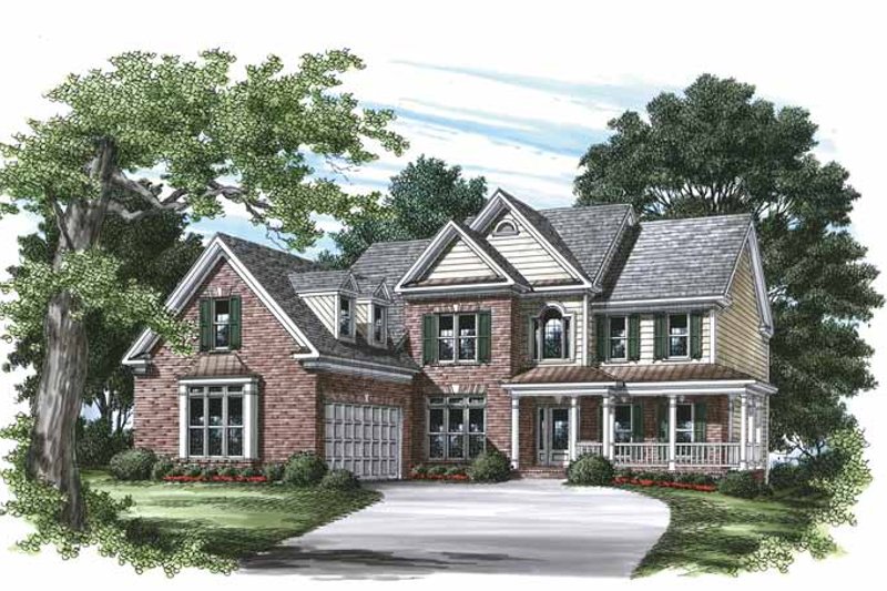 Dream House Plan - Country Exterior - Front Elevation Plan #927-462
