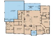 European Style House Plan - 3 Beds 3 Baths 2993 Sq/Ft Plan #17-3412 