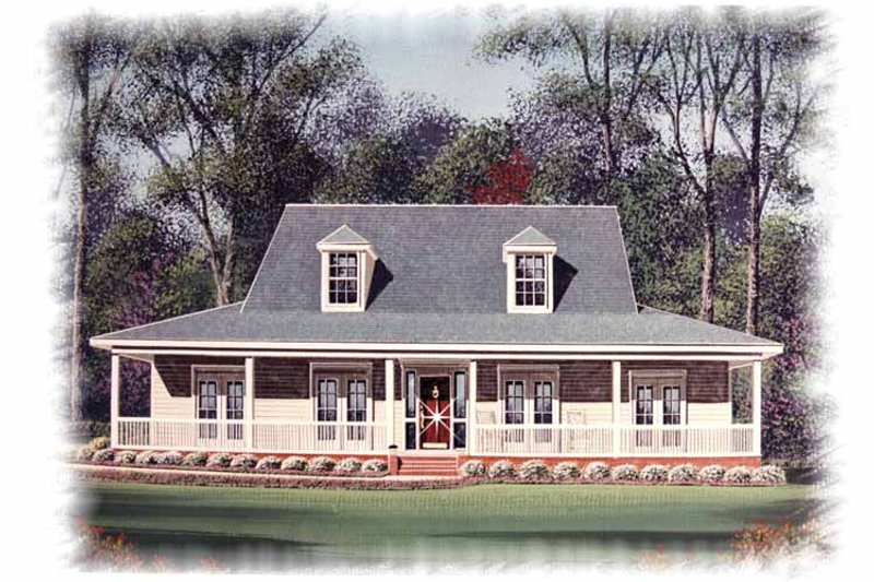 Dream House Plan - Country Exterior - Front Elevation Plan #15-330