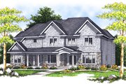Traditional Style House Plan - 4 Beds 3.5 Baths 3033 Sq/Ft Plan #70-635 