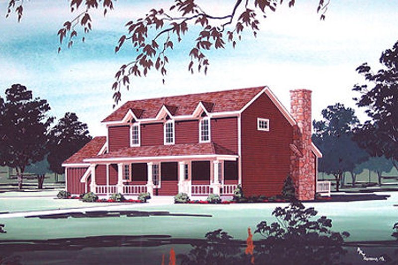Dream House Plan - Exterior - Other Elevation for Country House Plan #45-318 - 3 bed, 2 bath