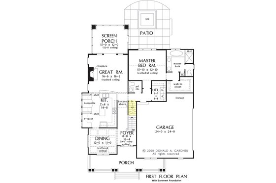 Floor Plan - Other Floor for Bungalow House Plan #929-38 - 3 bed, 2.5 bath