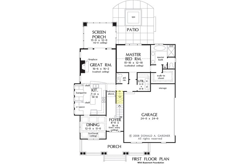 Architectural House Design - Floor Plan - Other Floor for Bungalow House Plan #929-38 - 3 bed, 2.5 bath