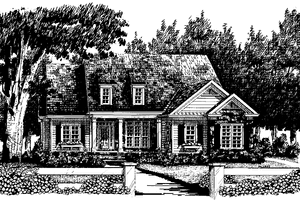 Exterior - Front Elevation 3 for Country House Plan #927-262 - 3 bed, 2 bath