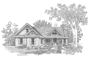 Country Style House Plan - 3 Beds 2 Baths 1488 Sq/Ft Plan #929-421 