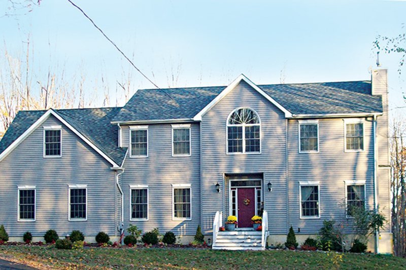 Home Plan - Exterior - Front Elevation 4 for Colonial House Plan #1061-5 - 4 bed, 2.5 bath
