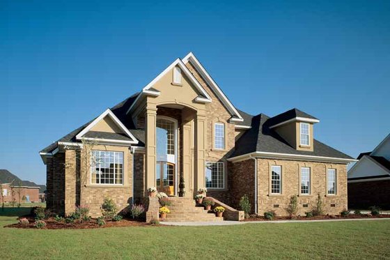 Exterior - Front Elevation 3 for Traditional House Plan #929-329 - 4 bed, 3.5 bath
