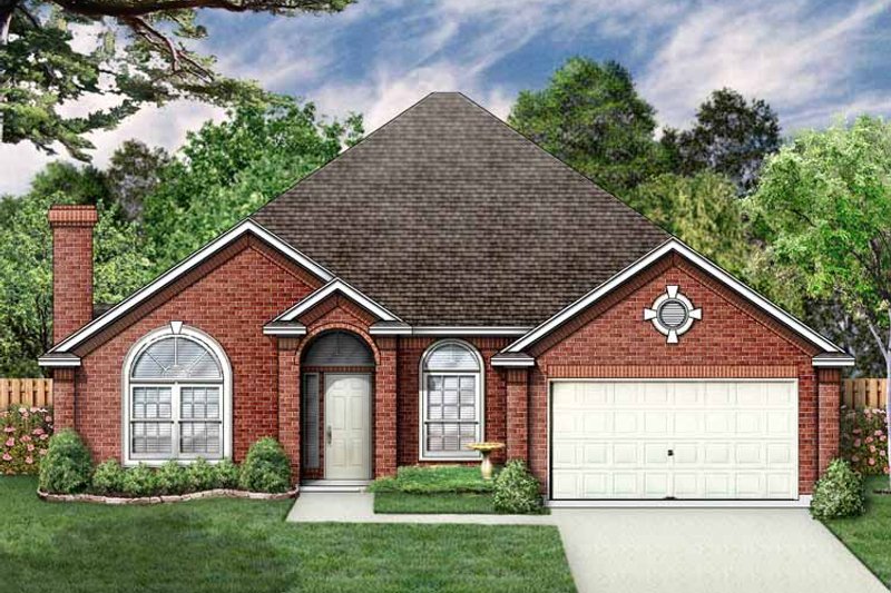 Dream House Plan - Ranch Exterior - Front Elevation Plan #84-645