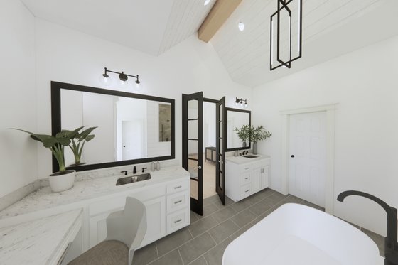 Interior - Master Bedroom 1 for Farmhouse House Plan #1074-84 - 4 bed, 3.5 bath