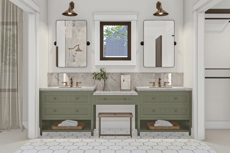 Home Plan - Interior - Master Bathroom for Cottage House Plan #455-525 - 3 bed, 2 bath
