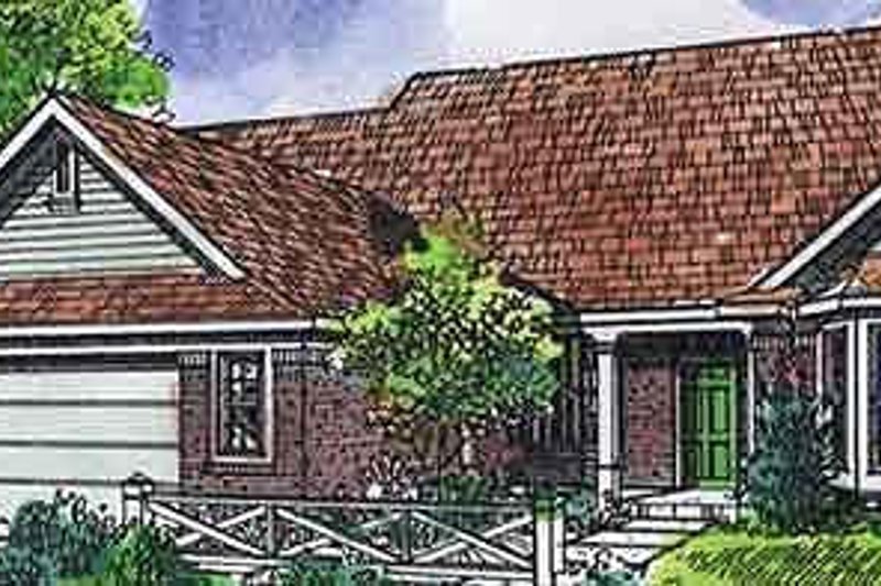 Home Plan - Traditional Exterior - Front Elevation Plan #320-475