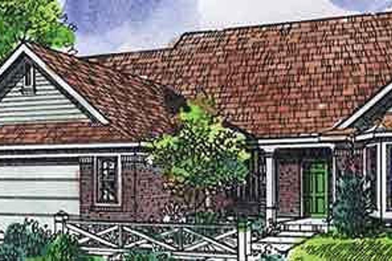 Dream House Plan - Traditional Exterior - Front Elevation Plan #320-475