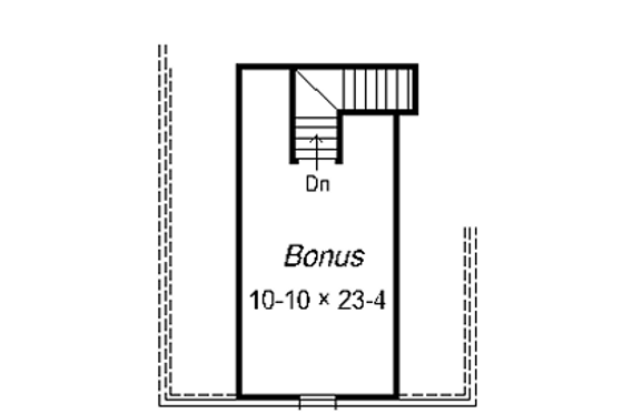 Floor Plan - Upper Floor House Plan #329-250 - 3 bed, 2 bath