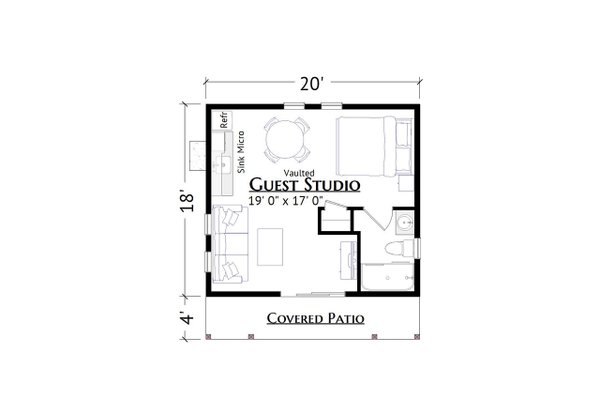 Home Plan - Modern Floor Plan - Main Floor Plan #1099-11