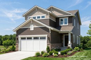 Home Plan - Exterior - Front Elevation for Craftsman House Plan #51-1545 - 3 bed, 2.5 bath