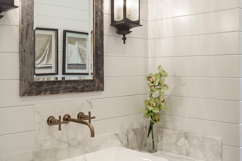 House Plan Design - Upstairs Bathroom - 4900 square foot Colonial home