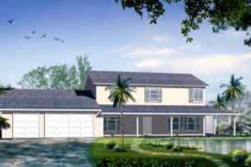 Home Plan - Country Exterior - Front Elevation Plan #1-1181