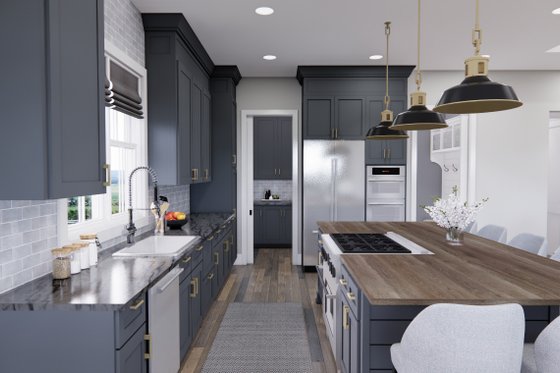Interior - Kitchen for Farmhouse House Plan #51-1231 - 3 bed, 2.5 bath
