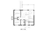 Contemporary Style House Plan - 4 Beds 1 Baths 2128 Sq/Ft Plan #23-2315 