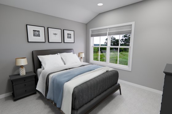 Interior - Bedroom 2 for Farmhouse House Plan #51-1270 - 4 bed, 3.5 bath