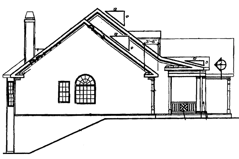 Dream House Plan - Exterior - Other Elevation for Colonial House Plan #927-603 - 3 bed, 2.5 bath